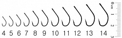 Крючки RUBICON Maruseigo-Ring KH10014-04 (10 шт.) (кратно 10 пакетикам)