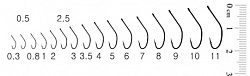 Крючки RUBICON Akitaki Sune-Ring KH10074-10 (10 шт.) (кратно 10 пакетикам)