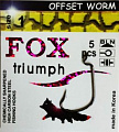 Крючки FOX Offset Worm Bln  1