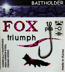 Крючки FOX Baitholder Bln  2