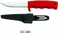 Нож в чехле CC-N300/203 (нерж, ручка пластик)