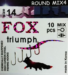 Крючки FOX Round Mix 14