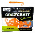 Съедобная силиконовая приманка RUBICON Crazy Bait BLST 1.4g, 63mm, цвет 042 (10 шт)