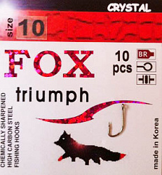 Крючки FOX Crystal Br 10