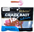Съедобная силиконовая приманка RUBICON Crazy Bait CKTL 1.4g, 51mm, цвет 010 (10 шт)
