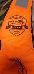 Жилет спасательный  Black Shark оранжевый до 150 кг