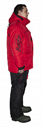 Комплект рыболовный зимний  SNOW LAKE PRO (куртка+брюки) цвет black/red,L