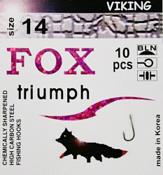 Крючки FOX Viking Bln 14