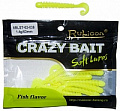 Съедобная силиконовая приманка RUBICON Crazy Bait BLST 1.4g, 63mm, цвет 038 (10 шт)