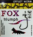 Крючки FOX Offset Worm Bln  2
