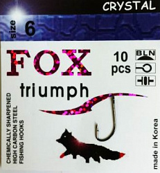 Крючки FOX Crystal Bln  6