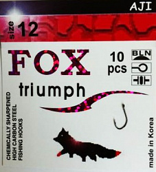Крючки FOX Aji Bln 12