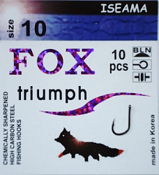 Крючки FOX Iseama Bln 10