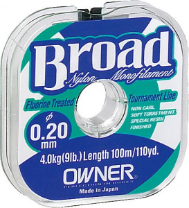 Леска Owner Broad 100 м. 0,22мм. 