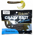 Съедобная силиконовая приманка RUBICON Crazy Bait CKTL 5.1g, 80mm, цвет 002 (7 шт)