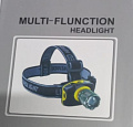 Фонарь налобный MULTI-FLUNCTION HEADLIIGHT светодиодный 