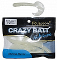 Съедобная силиконовая приманка RUBICON Crazy Bait CKTL 5.1g, 80mm, цвет 011 (7 шт)