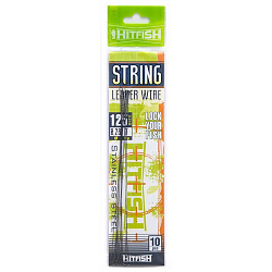 Поводок струна БЕЗ БРЕНДА String Leader Wire (125 mm, d 0.28, 7 kg) (10 шт\пач)