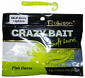 Съедобная силиконовая приманка RUBICON Crazy Bait BLST 1.4g, 63mm, цвет 012 (10 шт)