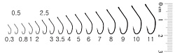 Крючки RUBICON Akitaki Sune-Ring KH10074-0.8 (10 шт.) (кратно 10 пакетикам)