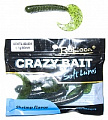 Съедобная силиконовая приманка RUBICON Crazy Bait CKTL 5.1g, 80mm, цвет 001 (7 шт)