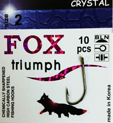 Крючки FOX Crystal Bln  2